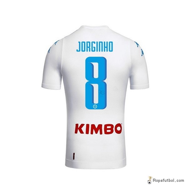 Camiseta Napoli Replica Segunda Ropa Jorginho 2016/17 Blanco